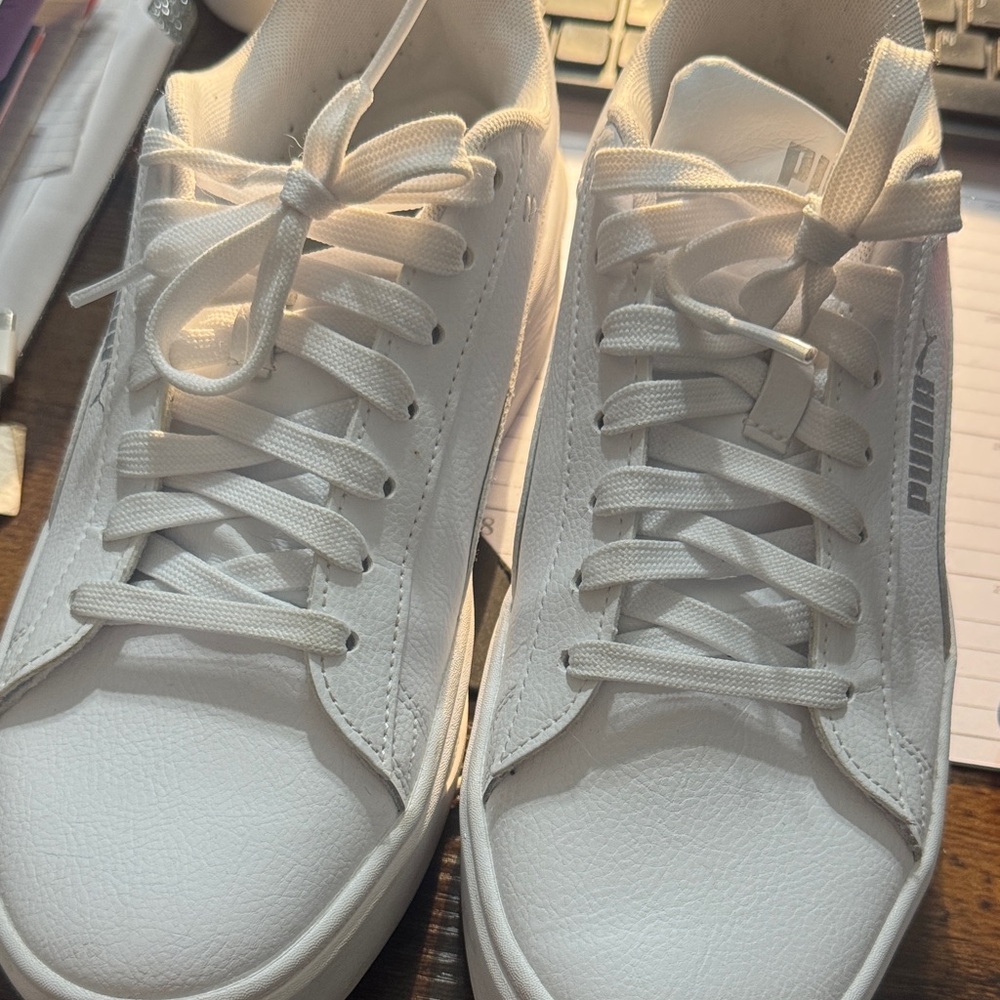 Puma White Athletic Sneakers